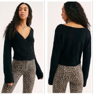 Free People Sensual Wrap Sweater